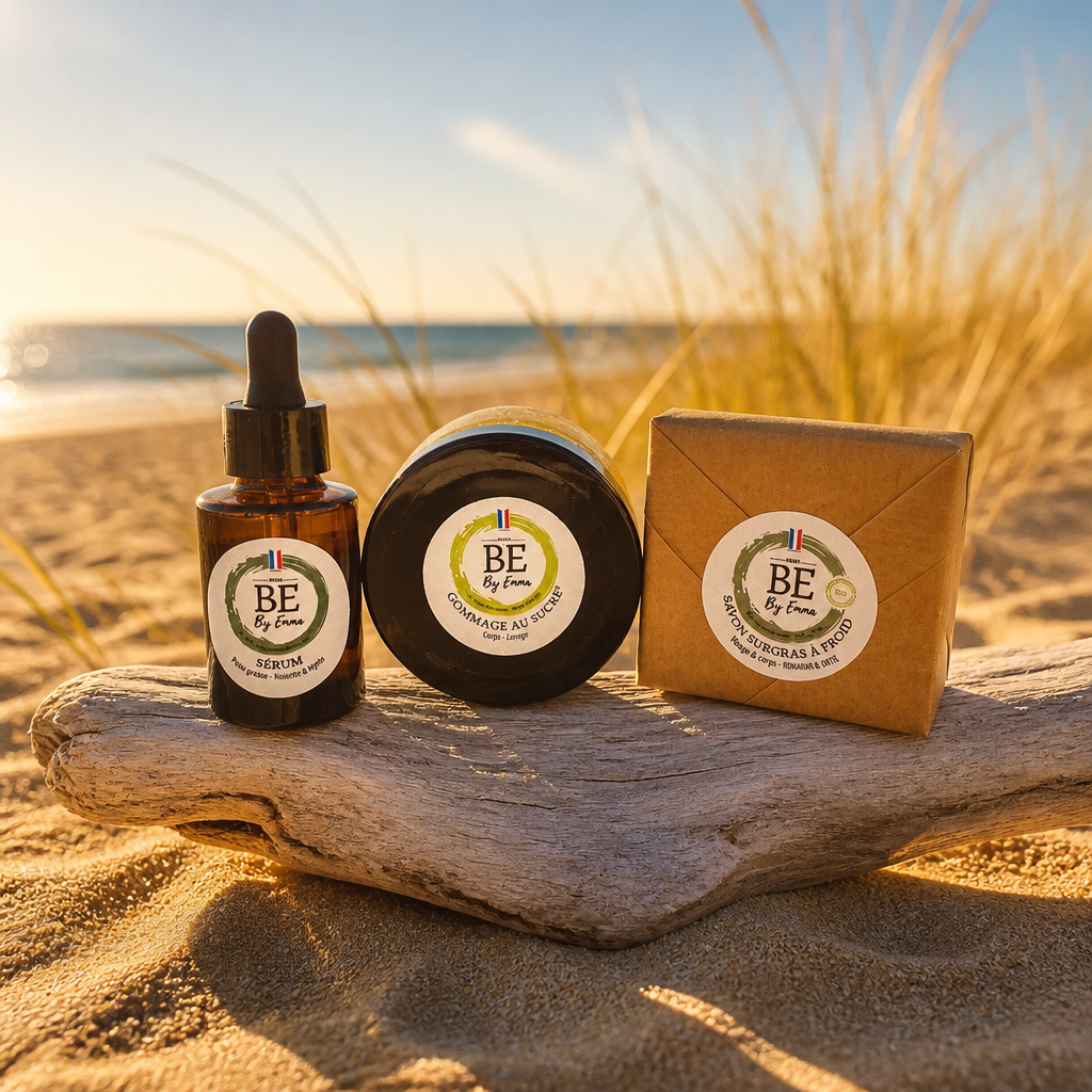 Coffret composé de 3 produits pour prendre soin des peaux à tendance grasse ou acnéique. Il contient : un savon, un sérum et un gommage