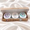 Coffret de 3 baumes bio pour le corps et les mains